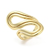 Brass Wrapped Open Cuff Rings RJEW-I100-01G-2