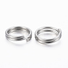 Tarnish Resistant 304 Stainless Steel Split Rings STAS-H413-05P-B-2