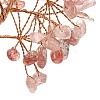 Natural Strawberry Quartz Chips Tree of Life Decorations DJEW-C016-02C-2