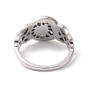 Retro Alloy Sun with Trinity Knot Finger Ring for Men Women RJEW-B045-01-3