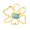 Flower 304 Stainless Steel Adjustable Rings for Women RJEW-F158-01G-2