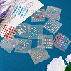 12 Sheets 12 Styles Resin Rhinestone Sticker Sets DIY-TA0004-68-5