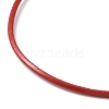 Adjustable Spray Painted Cowhide Leather Braided Cord Bracelet for Women BJEW-JB09108-5