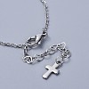 304 Stainless Steel Charm Anklets AJEW-AN00265-03-4