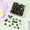 100Pcs Natural Indian Agate Beads G-SP0001-20C-7