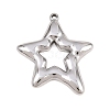 304 Stainless Steel Pendants STAS-B144-02P-1
