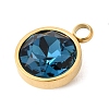 Birthstone Theme September 304 Stainless Steel Pendants STAS-K239-01G-A09-2