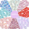 160Pcs 8 Colors Handmade Luminous & Gold Foil Lampwork Beads LAMP-CJ0001-38-3