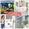 20Pcs 8 Style Ocean Animals PEVA Bathtub Non-Slip Stickers AJEW-WH0248-499-5