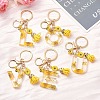 Resin & Alloy Enamel Keychain X1-KEYC-YW00134-01-4