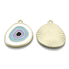 Alloy Enamel Pendants ENAM-N050-03-3