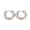 304 Stainless Steel Hoop Earrings for Women EJEW-F339-01P-01-3