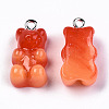 Opaque Resin Pendants CRES-N021-32E-2