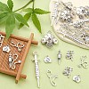 40Pcs 8 Styles Medical Theme Tibetan Style Alloy Pendants TIBEP-YW0001-92-4