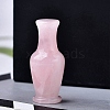 Natural Rose Quartz Carved Healing Vase Figurines PW-WG21325-01-1