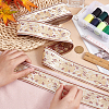 10 Yards Ethnic Style Embroidery Polyester Ribbons OCOR-WH0082-78A-3