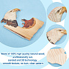 Wood Animal Hanging Ornaments HJEW-WH0053-08C-4