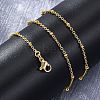 Brass Satellite Chains Necklaces for Women NJEW-D302-61G-4