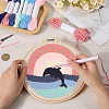 Punch Embroidery Starter Kits DIY-WH20007-13D-3