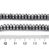 Electroplated Natural Lava Rock Beads Strands G-A256-E01-01G-4