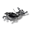 Tibetan Style Alloy Elk Brooches JEWB-A021-02AS-02-2