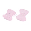 Frosted Transparent Acrylic Beads X1-OACR-P029-20B-01-3