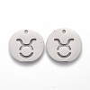 Tarnish Resistant 201 Stainless Steel Pendants LS-STAS-Z001-B-07P-1
