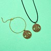 60Pcs Life of Tree Moon Charm Pendant Triple Moon Goddess Pendant Ancient Bronze for Jewelry Necklace Earring Making crafts JX339A-4