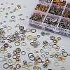 3870Pcs 24 Style Iron Open Jump Rings IFIN-SZ0001-30-4