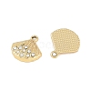 Alloy Crystal Rhinestone Pendants FIND-M018-14G-2