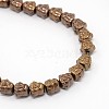 Electroplate Non-magnetic Synthetic Hematite Beads Strands G-J181-08-1