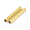 Brass Tube Beads KK-B120-03K-P-2