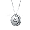 Alloy Pendant Necklaces NJEW-K121-01P-1