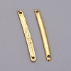 Tibetan Style Bar Links connectors TIBE-A14039-AG-FF-2