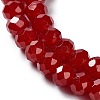 Baking Painted Imitation Jade Glass Bead Strands DGLA-A034-J6MM-A29-4