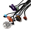 12Pcs Tree of Life Braided Nylon Cord Macrame Pouch Pendant Decorations AJEW-SW00009-03-3