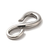 Non-Tarnish 304 Stainless Steel S-Hook Clasps X-STAS-P325-31P-2