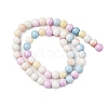 Ombre Effect Dyed Glass Beads Strands GLAA-T031-01O-06-4