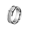 Titanium Steel Finger Ring PW-WGD358B-01-1