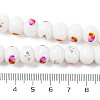Printing Glass Beads for Necklaces Bracelets Making GLAA-B020-03A-05-5