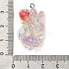 Resin Pendants RESI-Q012-02C-3