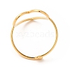Ion Plating(IP) 201 Stainless Steel Open Cuff Ring RJEW-E063-47G-3