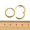 304 Stainless Steel Hoop Earrings for Women EJEW-M068-15G-G-5