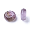 Natural Amethyst European Beads X-G-G740-12x6mm-13-2