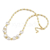 Rack Plating Brass Round Necklaces NJEW-C059-22G-1