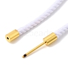 3MM Round Nylon Milan Cord Necklaces Making BJEW-H642-01G-29-3