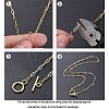 Soldered Brass Paperclip Chains CHC-G005-06G-01-12