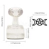 Clear Acrylic Soap Stamps DIY-WH0446-001-2
