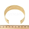 Hammered Brass Cuff Open Bangles BJEW-M060-02G-3