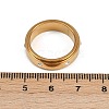304 Stainless Steel Rhinestone Rotating Finger Rings RJEW-A074-01A-G-5